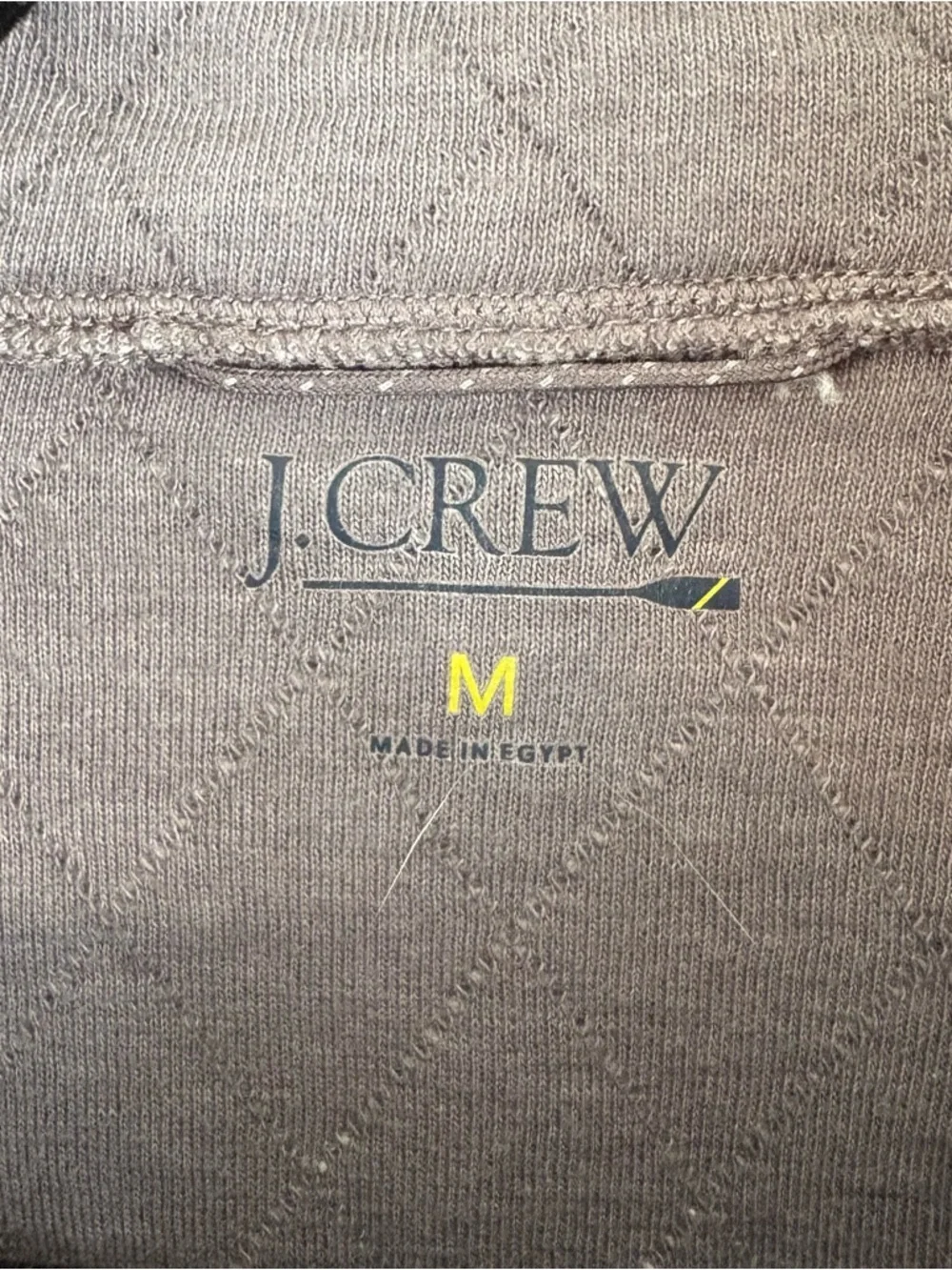 J.Crew‎ Grey Quilted Vest M Layer Preppy Golf Career Office Men’s Travel Comfy